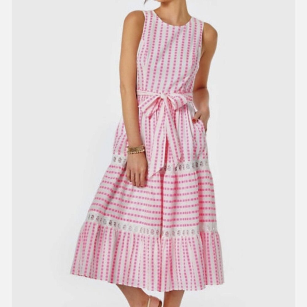 Lilly Pulitzer Maybella Tiered Midi Dress, Size 2